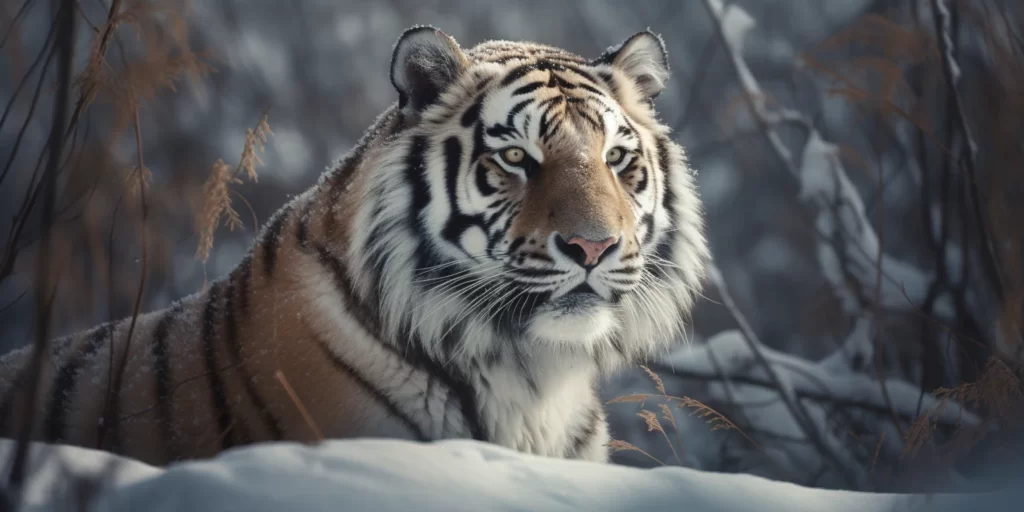 tigre siberiano hecho con IA